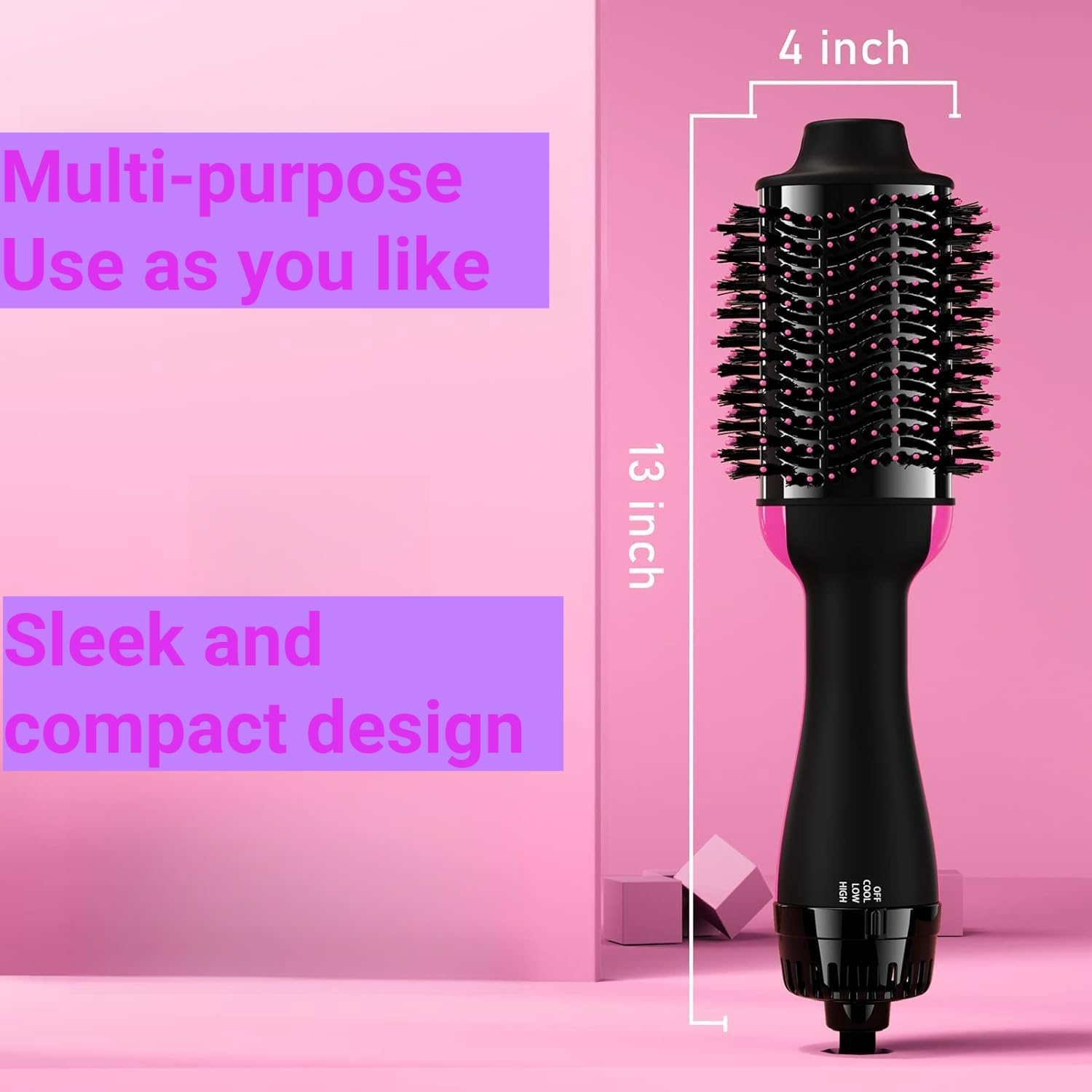 🔥 2-in-1 Hair Dryer and Styler Brush - Luluat