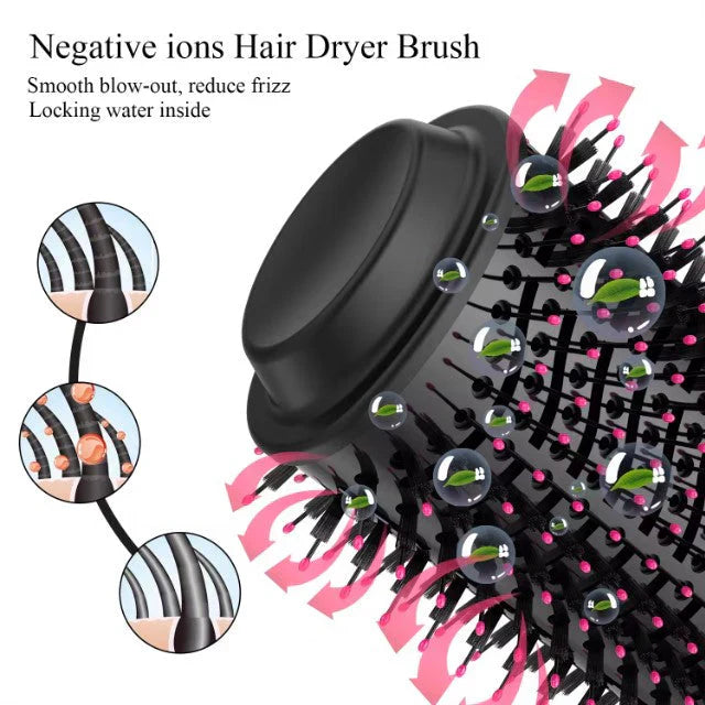 Hair Dryer & Stylish Brush - Luluat