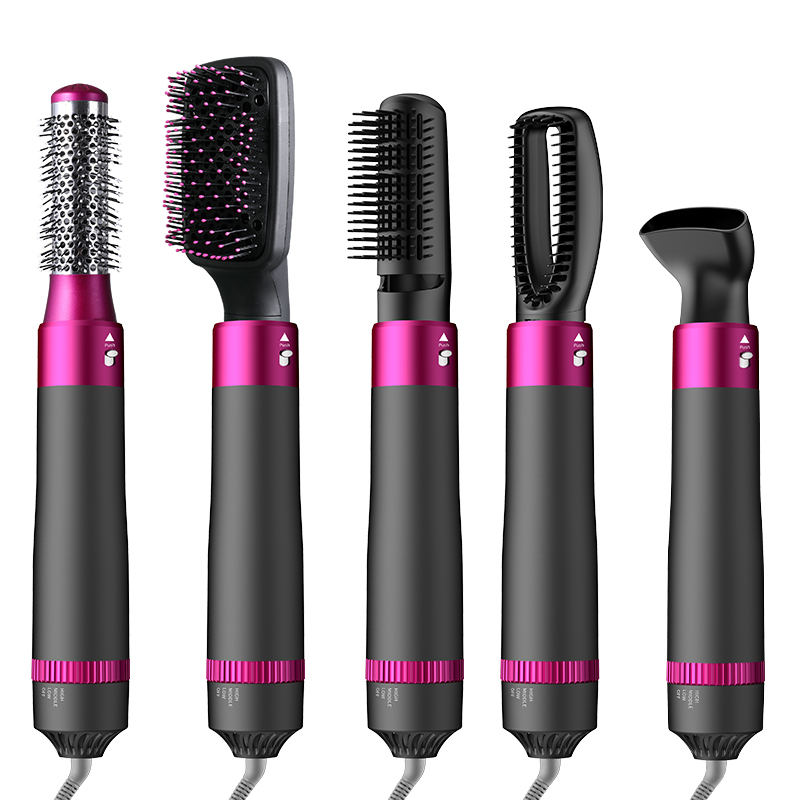 5-in-1 Hot Air Brush: Effortless Styling, Endless Possibilities - Luluat